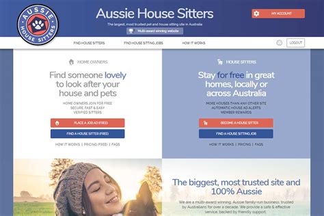 aussie house sitters log in.